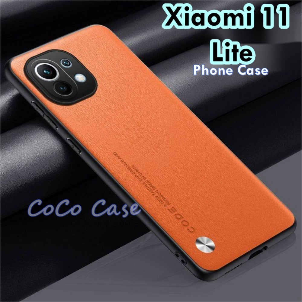 For Xiaomi 11 Lite Cover Silicone Professional Full Case Classic Simple Solid Color Phone Case Cover sweatproof