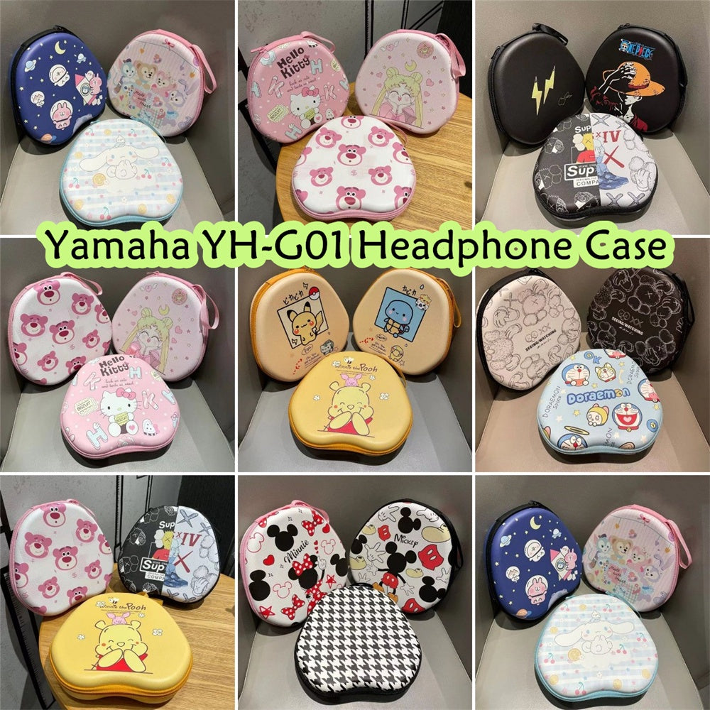 For Yamaha YH-G01 Headphone Case Cartoon Creative Patterns Headset Earpads Storage Bag Casing Box