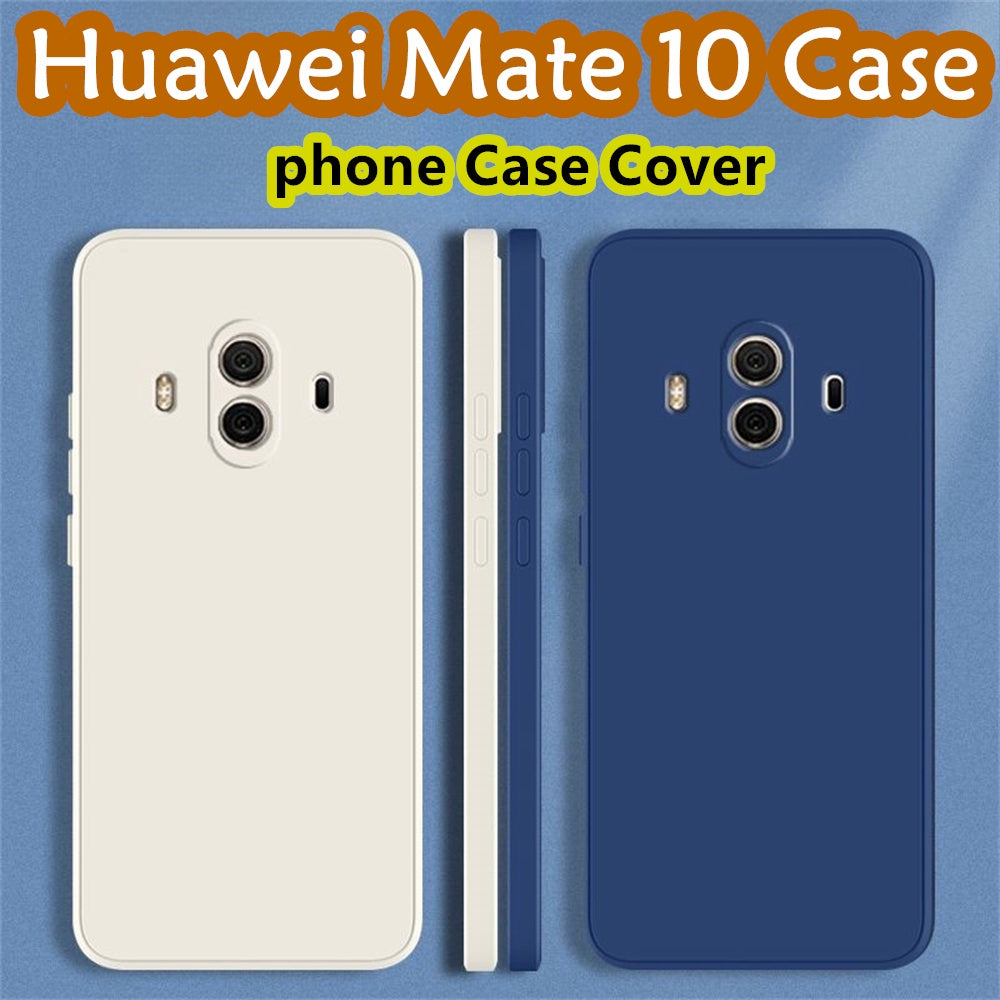 For Huawei Mate 10 Cover Drop and wear resistant Silicone Full Case Classic Simple Solid Color Phone Case Cover