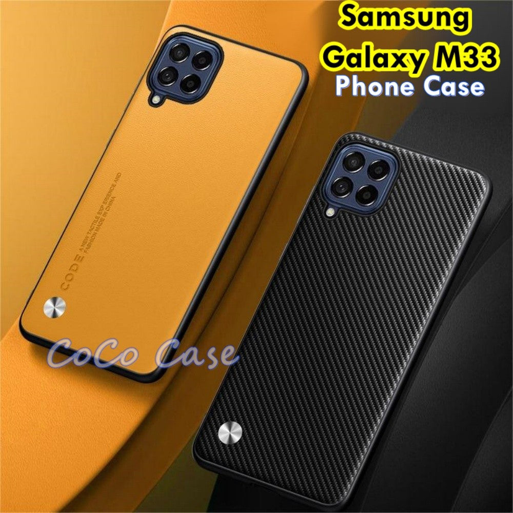 For Samsung Galaxy M33 Cover Silicone Professional Full Case Classic Simple Solid Color Phone Case Cover sweatproof
