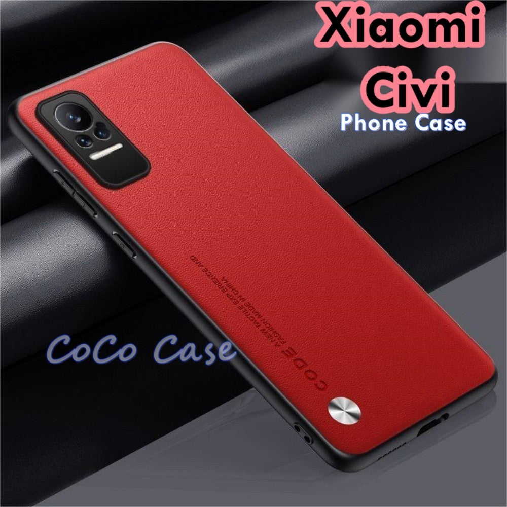 For Xiaomi Civi Cover Silicone Professional Full Case Classic Simple Solid Color Phone Case Cover sweatproof