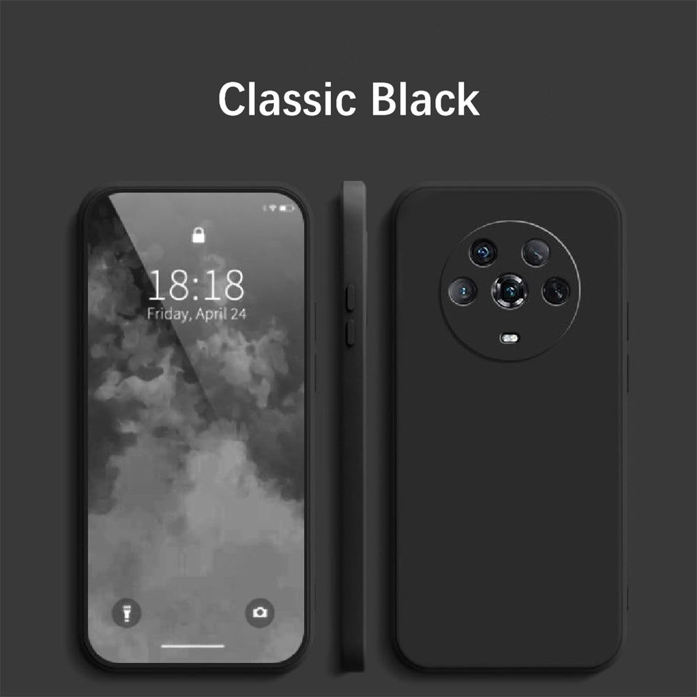 For Honor Magic 3 Pro Cover Drop and wear resistant Silicone Full Case Classic Simple Solid Color Phone Case Cover
