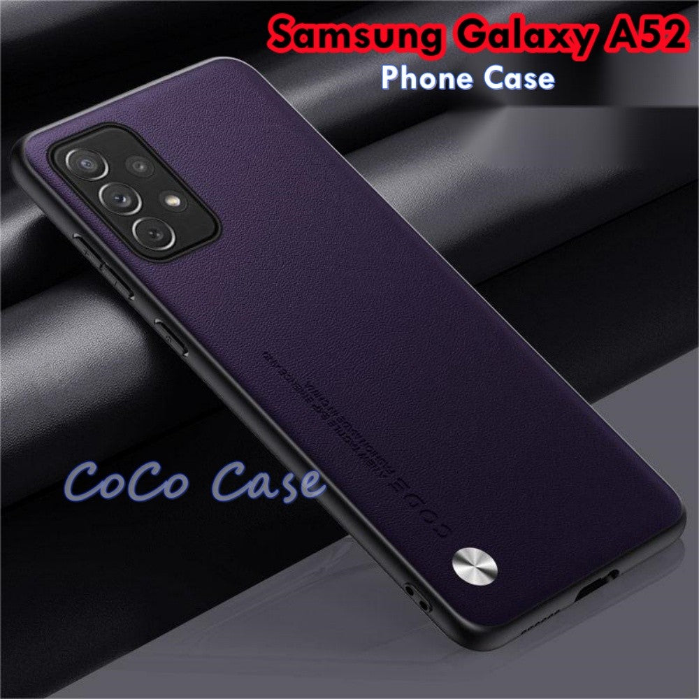 For Samsung Galaxy A52 Cover Silicone Professional Full Case Classic Simple Solid Color Phone Case Cover sweatproof