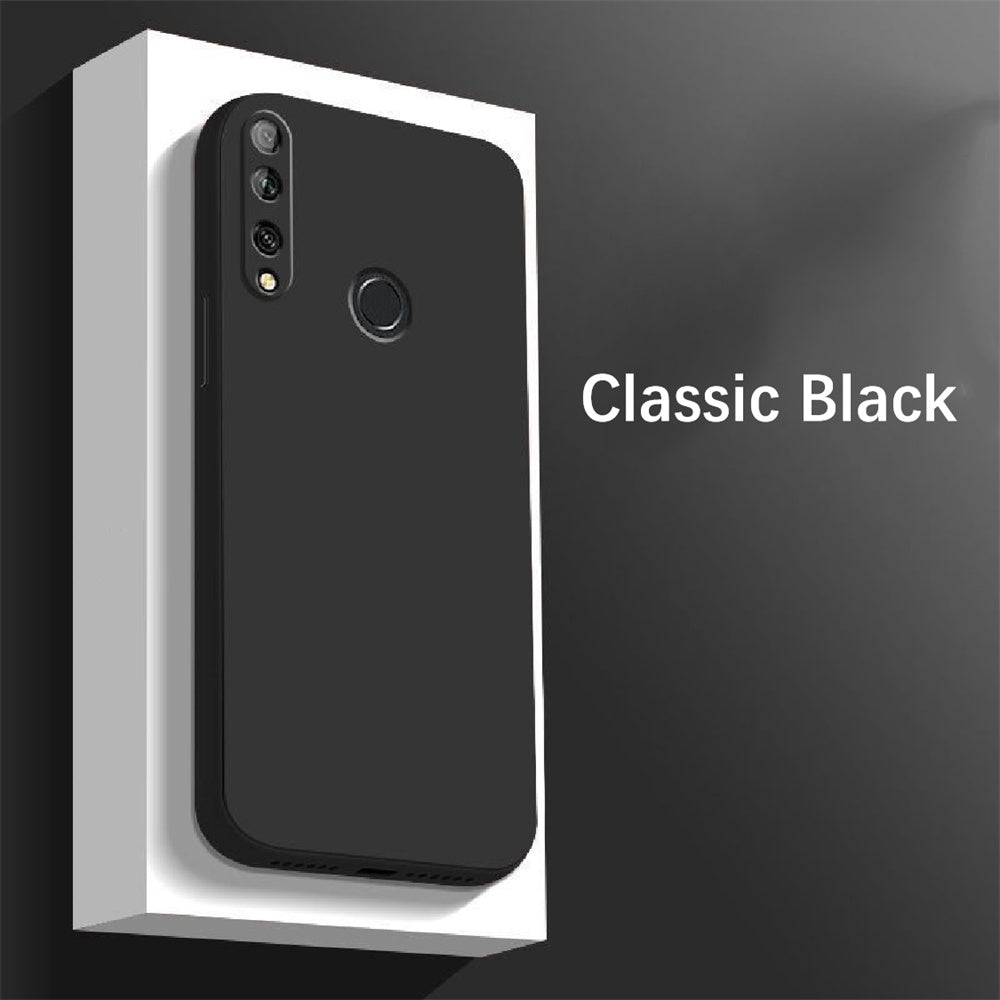 For Honor 20i Cover Drop and wear resistant Silicone Full Case Classic Simple Solid Color Phone Case Cover