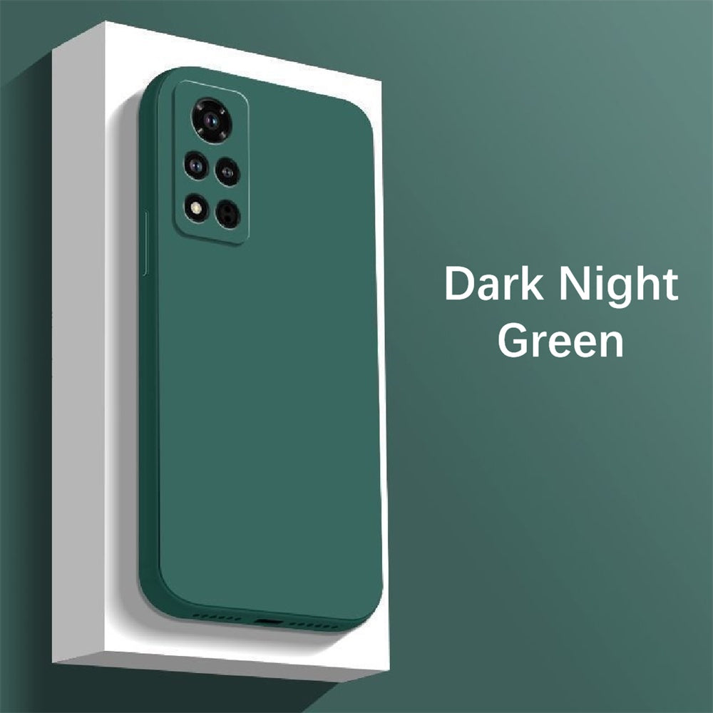 For Honor V40 Cover Drop and wear resistant Silicone Full Case Classic Simple Solid Color Phone Case Cover