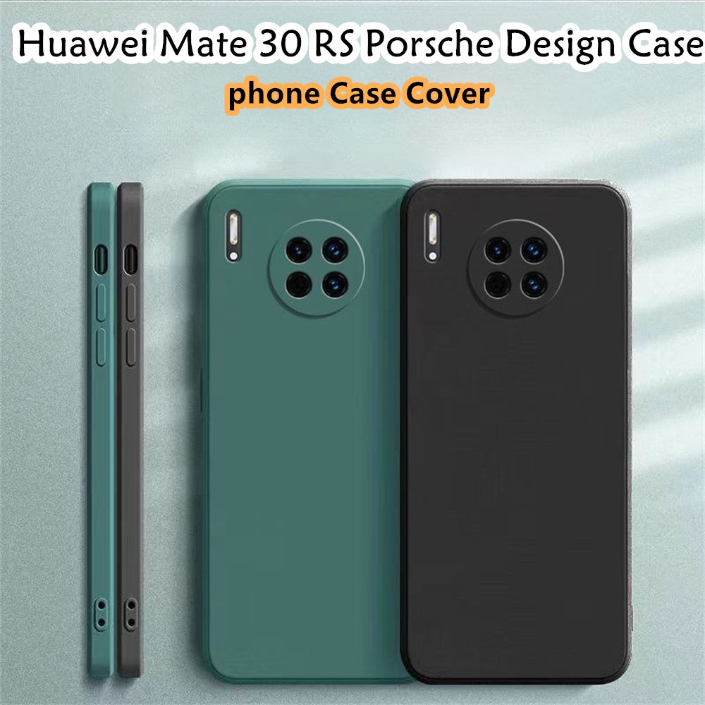 For Huawei Mate 30 RS Cover Drop and wear resistant Silicone Full Case Classic Simple Solid Color Phone Case Cover