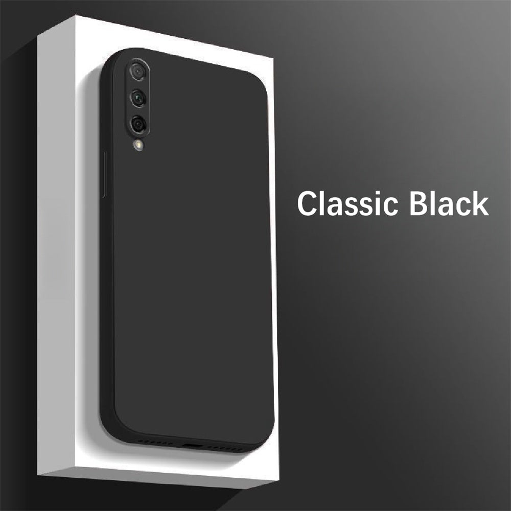 For Huawei Y9S Cover Drop and wear resistant Silicone Full Case Classic Simple Solid Color Phone Case Cover