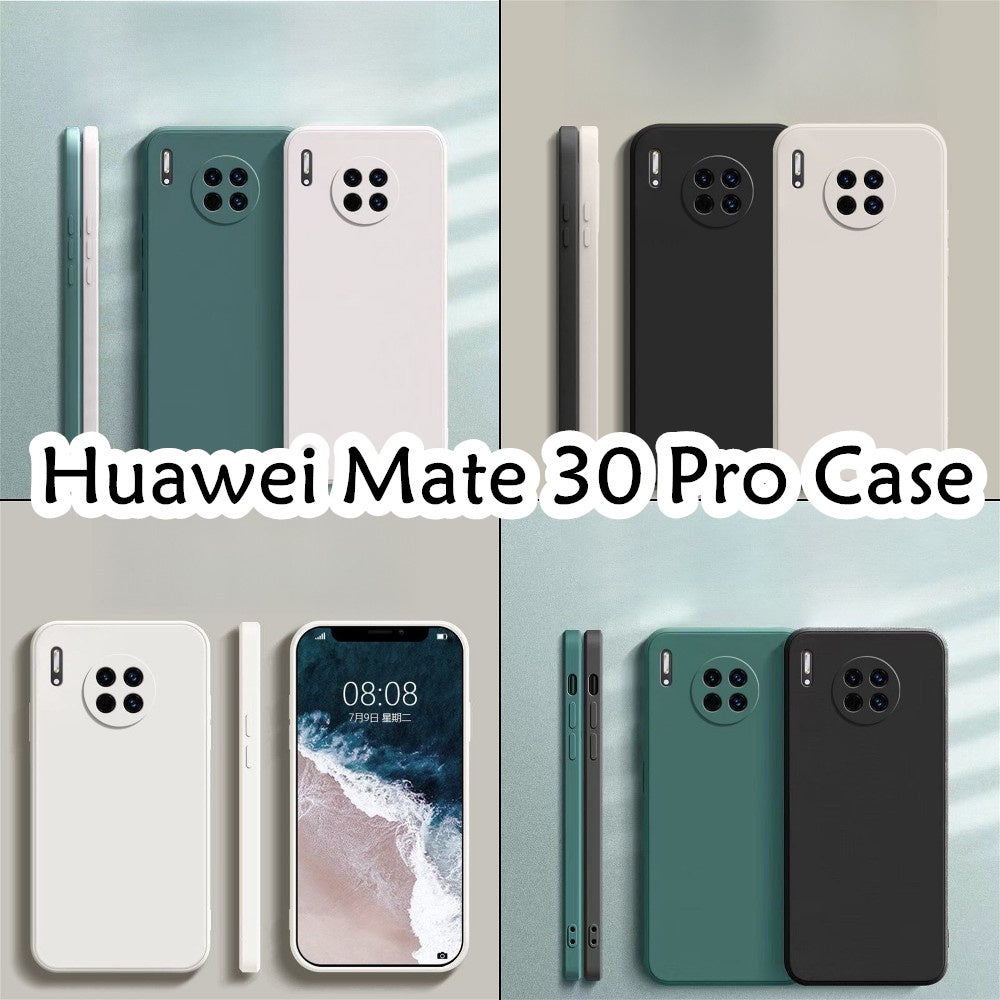 For Huawei Mate 30 Pro Cover Drop and wear resistant Silicone Full Case Classic Simple Solid Color Phone Case Cover