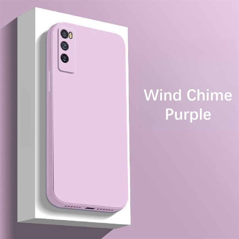 For Huawei Enjoy Z Cover Drop and wear resistant Silicone Full Case Classic Simple Solid Color Phone Case Cover