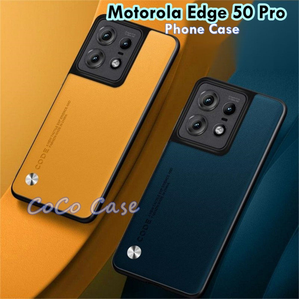 For Motorola Edge 50 Pro Cover Silicone Professional Full Case Classic Simple Solid Color Phone Case Cover sweatproof