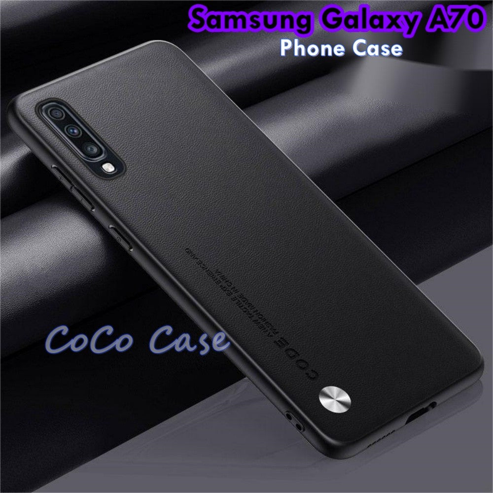 For Samsung Galaxy A70 Cover Silicone Professional Full Case Classic Simple Solid Color Phone Case Cover sweatproof