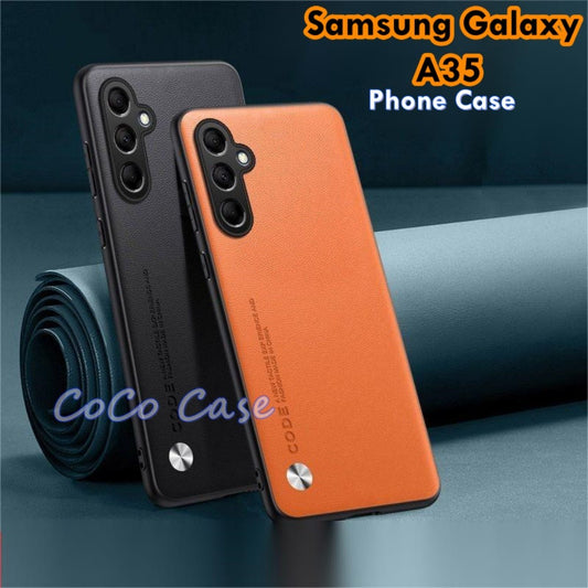For Samsung Galaxy A35 Cover Silicone Professional Full Case Classic Simple Solid Color Phone Case Cover sweatproof