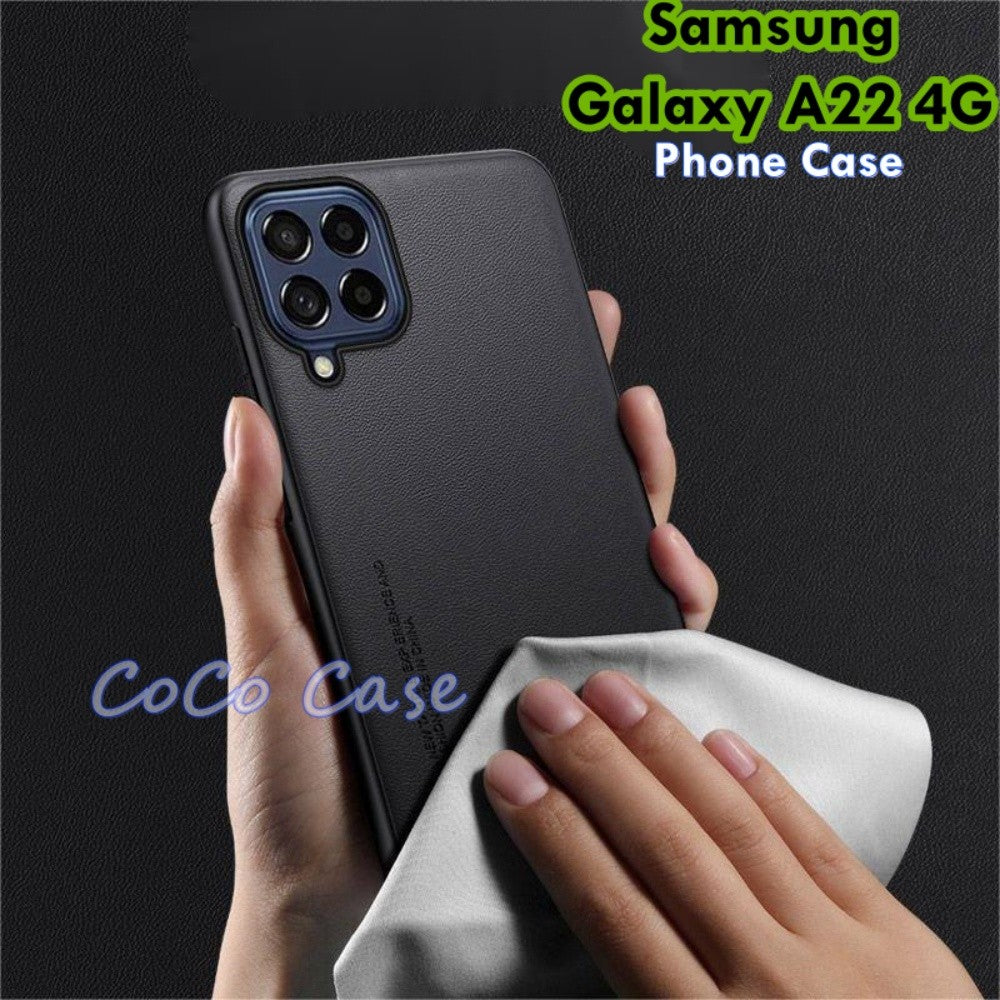 For Samsung Galaxy A22 4G Cover Silicone Professional Full Case Classic Simple Solid Color Phone Case Cover sweatproof