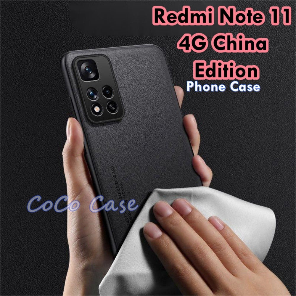 For Redmi Note 11 4G China Edition Cover Silicone Professional Full Case Classic Simple Solid Color Phone Case Cover sweatproof