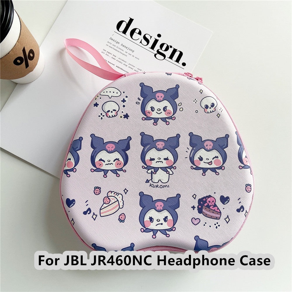 For JBL JR460NC Headphone Case Cartoon Creative Patterns Headset Earpads Storage Bag Casing Box