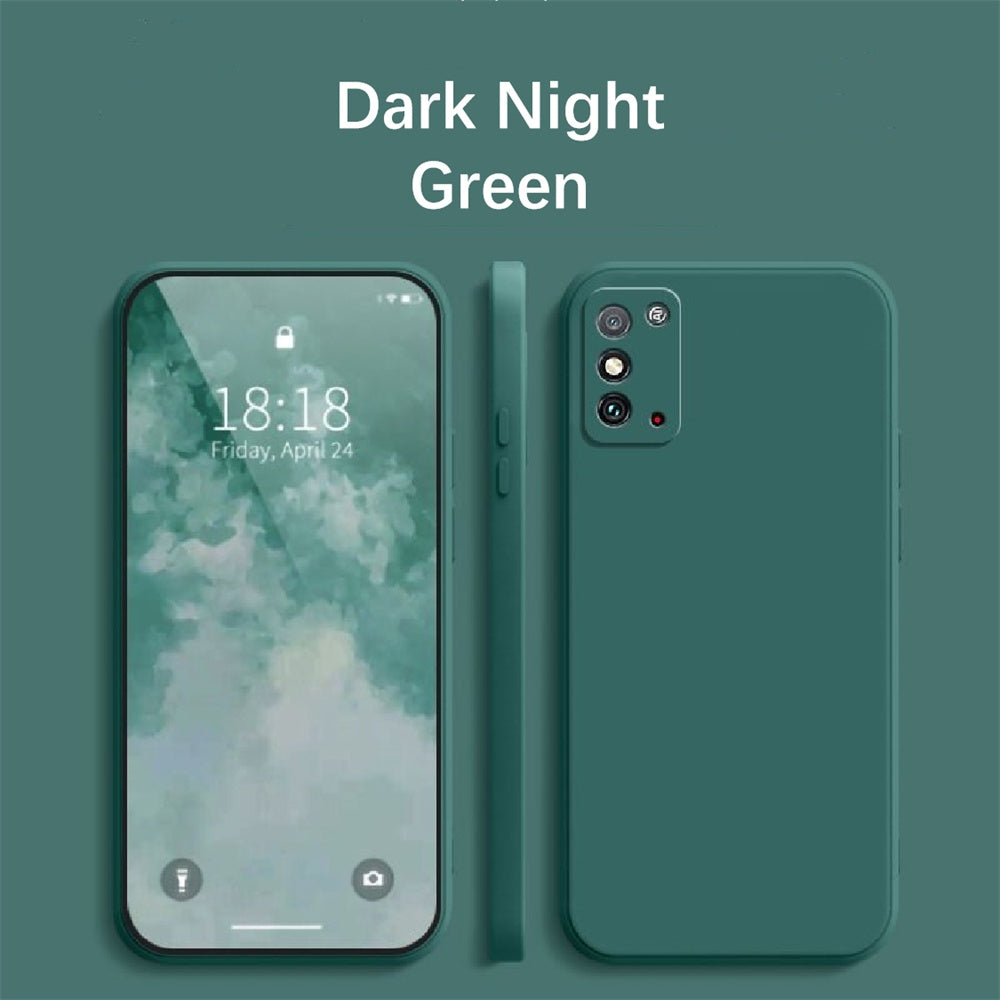 For Honor X10 Max Cover Drop and wear resistant Silicone Full Case Classic Simple Solid Color Phone Case Cover