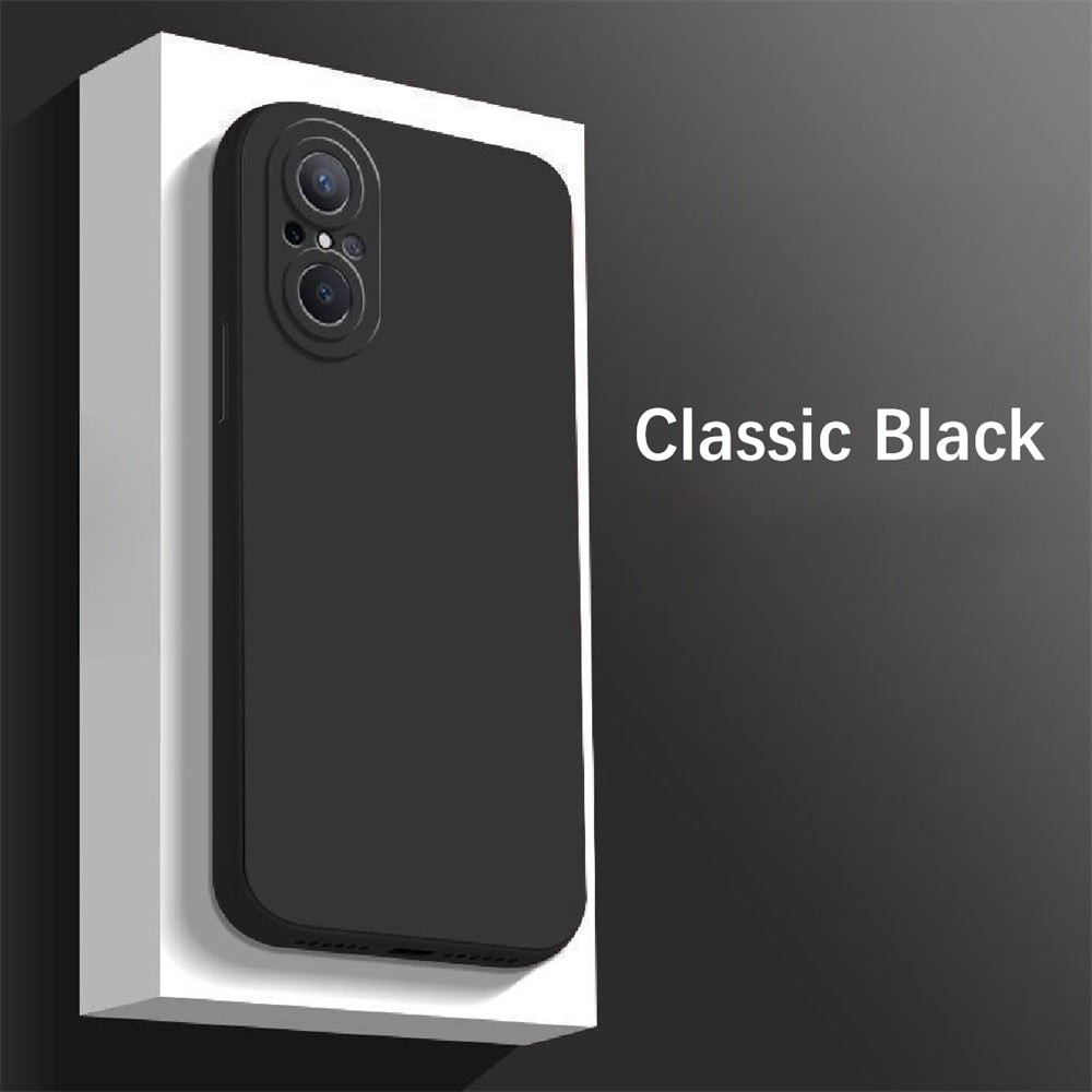 For Huawei Nova 9 SE Cover Drop and wear resistant Silicone Full Case Classic Simple Solid Color Phone Case Cover
