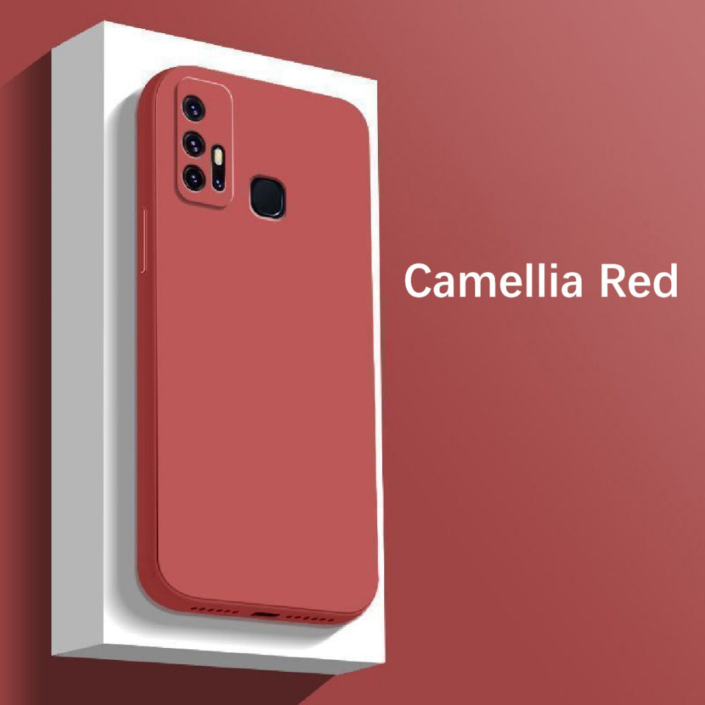For VIVO Z6 Cover Drop and wear resistant Silicone Full Case Classic Simple Solid Color Phone Case Cover