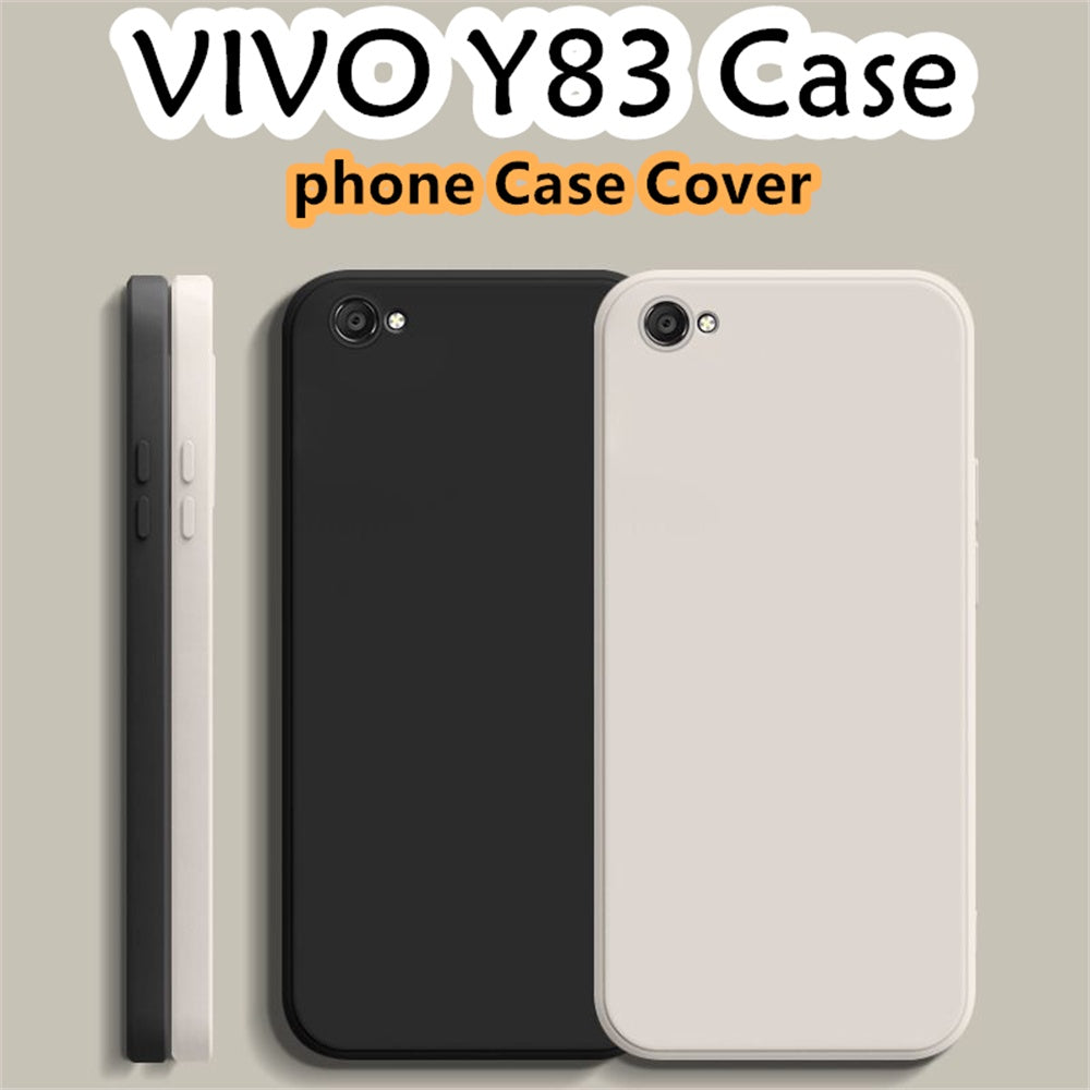 For VIVO Y83 Cover Drop and wear resistant Silicone Full Case Classic Simple Solid Color Phone Case Cover