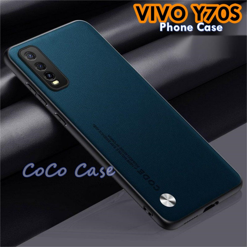 For VIVO Y70S Cover Silicone Professional Full Case Classic Simple Solid Color Phone Case Cover sweatproof