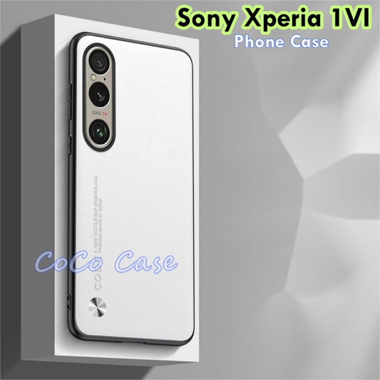 For Sony Xperia 1VI Cover Silicone Professional Full Case Classic Simple Solid Color Phone Case Cover sweatproof