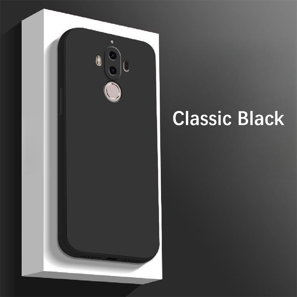 For Huawei Mate 9 Cover Drop and wear resistant Silicone Full Case Classic Simple Solid Color Phone Case Cover