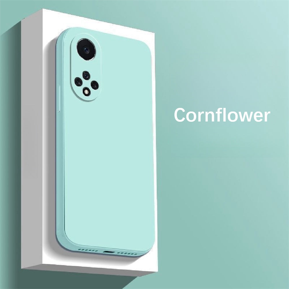 For Huawei Nova 9 Pro Cover Drop and wear resistant Silicone Full Case Classic Simple Solid Color Phone Case Cover