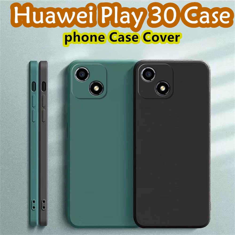 For Huawei Play 30 Cover Drop and wear resistant Silicone Full Case Classic Simple Solid Color Phone Case Cover