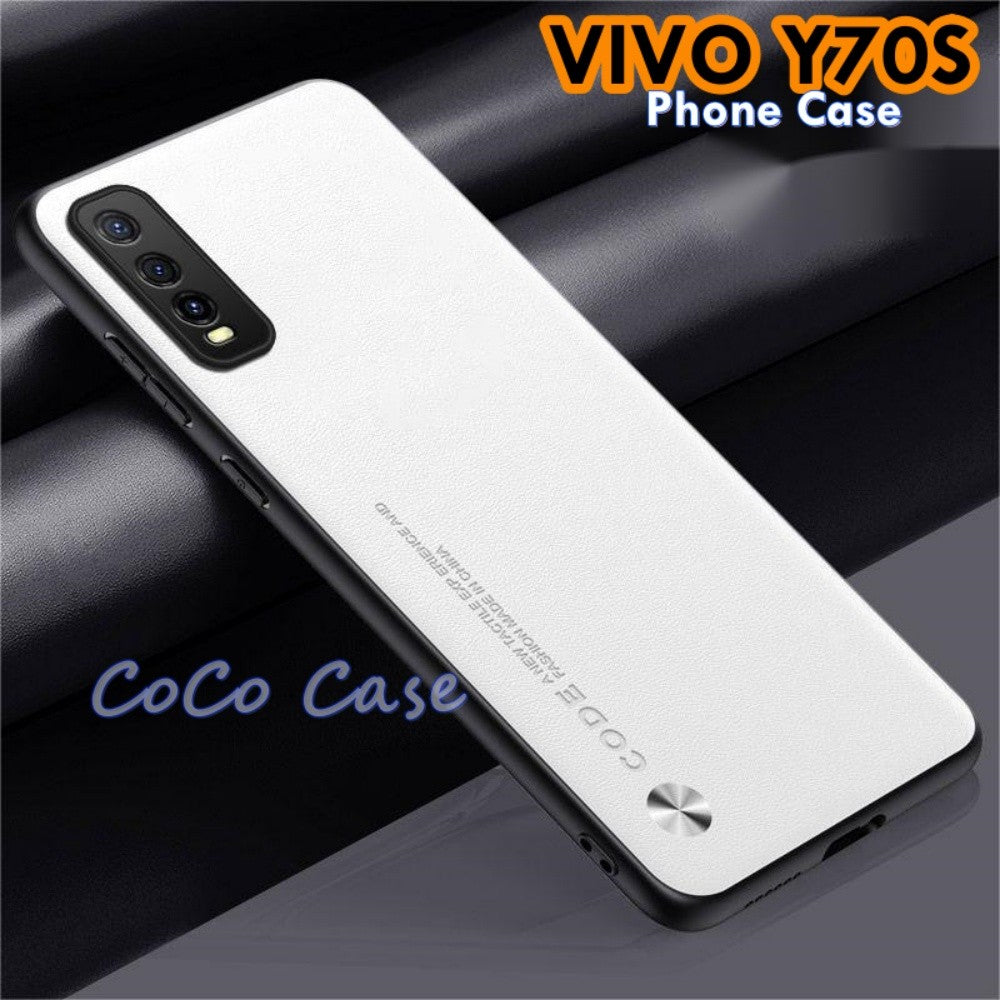 For VIVO Y70S Cover Silicone Professional Full Case Classic Simple Solid Color Phone Case Cover sweatproof
