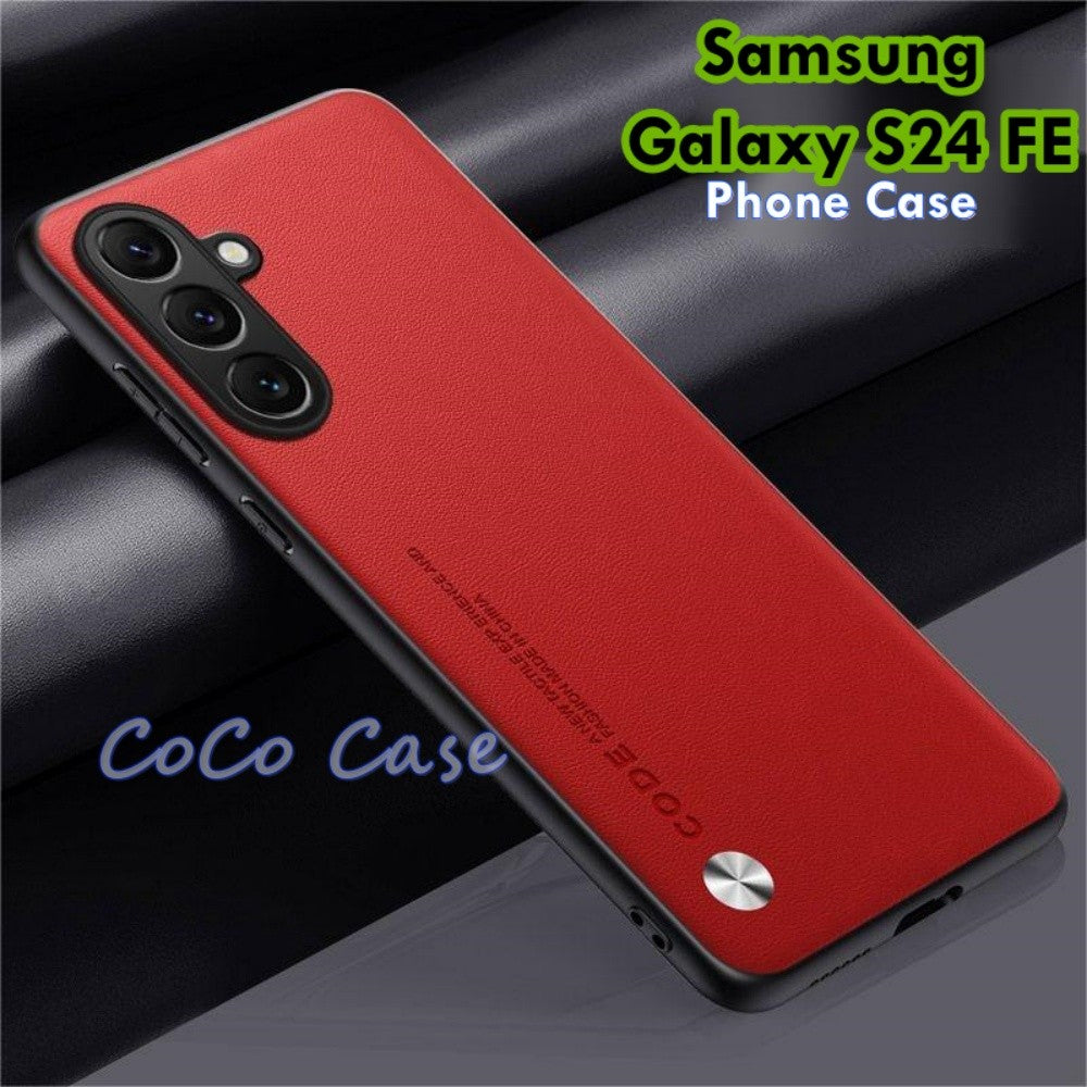 For Samsung Galaxy S24 FE Cover Silicone Professional Full Case Classic Simple Solid Color Phone Case Cover sweatproof