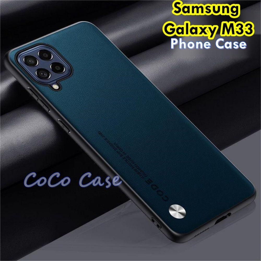 For Samsung Galaxy M33 Cover Silicone Professional Full Case Classic Simple Solid Color Phone Case Cover sweatproof
