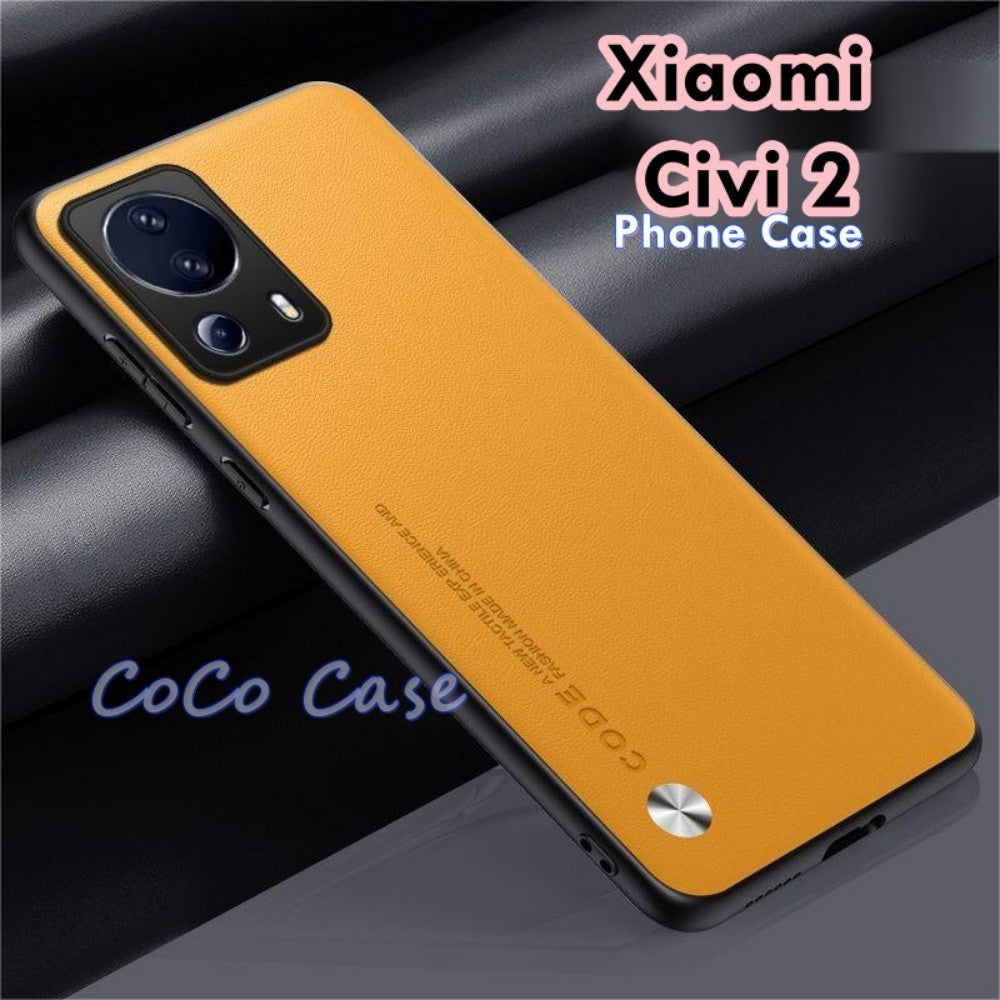 For Xiaomi Civi 2 Cover Silicone Professional Full Case Classic Simple Solid Color Phone Case Cover sweatproof