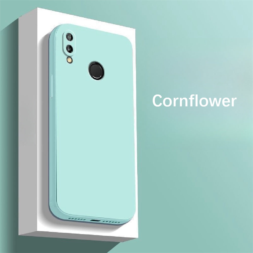For Huawei Nova 3i Cover Drop and wear resistant Silicone Full Case Classic Simple Solid Color Phone Case Cover