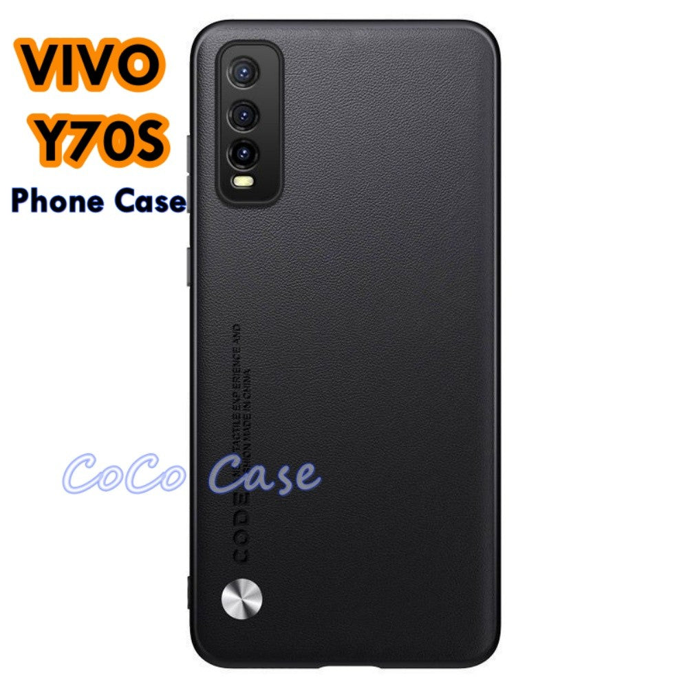 For VIVO Y70S Cover Silicone Professional Full Case Classic Simple Solid Color Phone Case Cover sweatproof