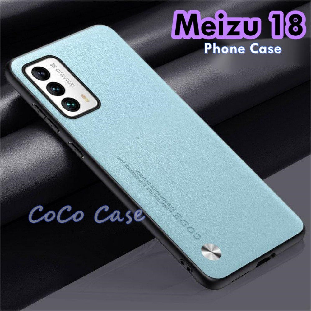 For Meizu 18 Cover Silicone Professional Full Case Classic Simple Solid Color Phone Case Cover sweatproof