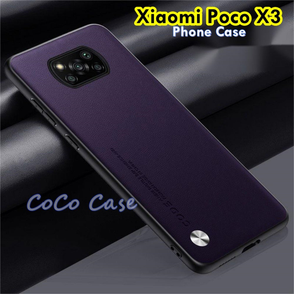 For Xiaomi Poco X3 Cover Silicone Professional Full Case Classic Simple Solid Color Phone Case Cover sweatproof