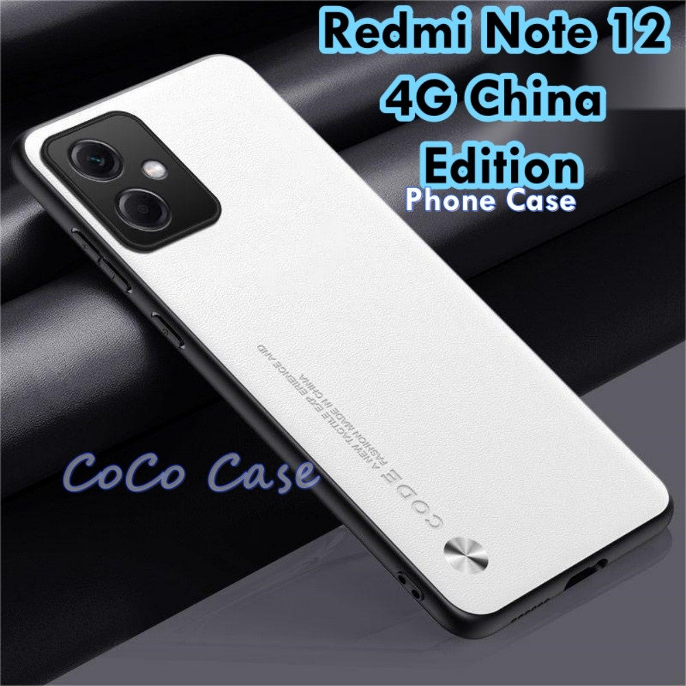 For Redmi Note 12 4G China Edition Cover Silicone Professional Full Case Classic Simple Solid Color Phone Case Cover sweatproof