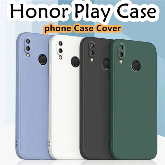 For Honor Play Cover Drop and wear resistant Silicone Full Case Classic Simple Solid Color Phone Case Cover