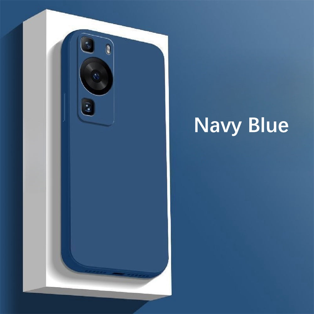For Huawei P60 Pro Cover Drop and wear resistant Silicone Full Case Classic Simple Solid Color Phone Case Cover