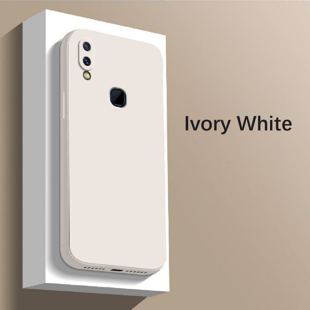 For VIVO Z1 Lite Cover Drop and wear resistant Silicone Full Case Classic Simple Solid Color Phone Case Cover
