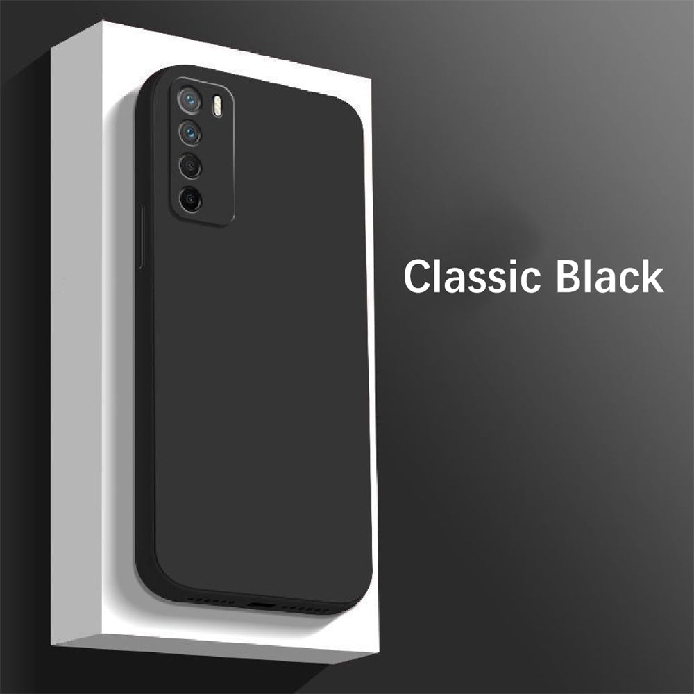 For Honor Play 4 Cover Drop and wear resistant Silicone Full Case Classic Simple Solid Color Phone Case Cover