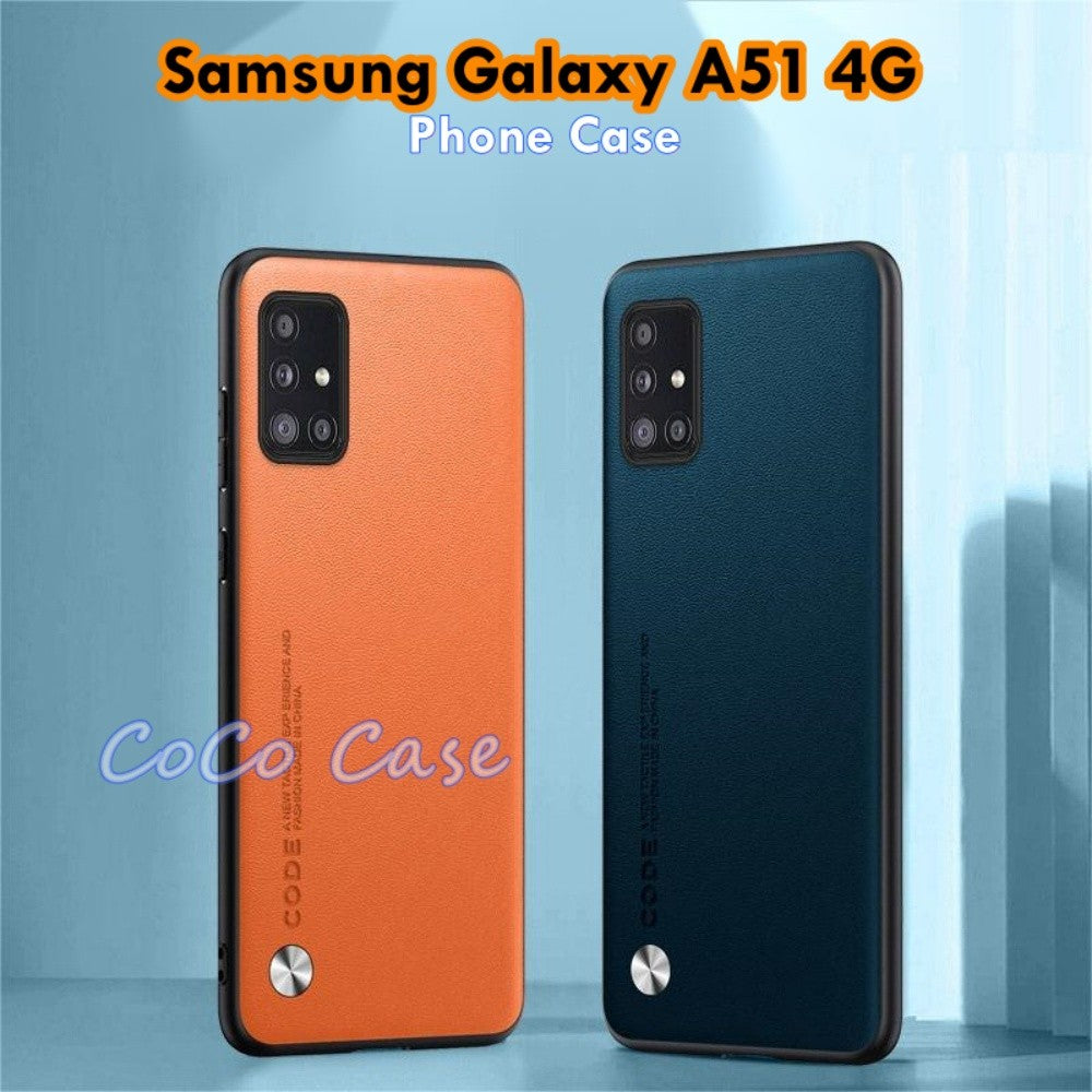 For Samsung Galaxy A51 4G Cover Silicone Professional Full Case Classic Simple Solid Color Phone Case Cover sweatproof