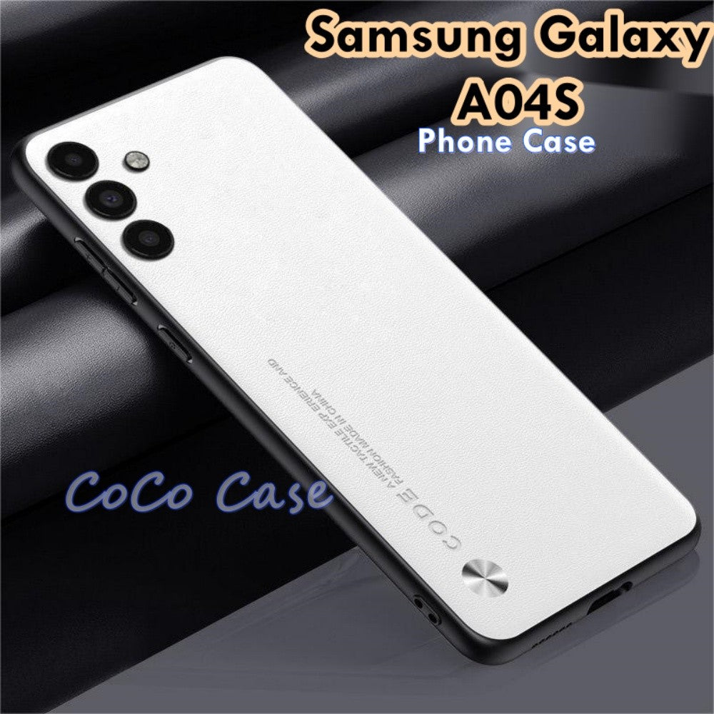 For Samsung Galaxy A04S Cover Silicone Professional Full Case Classic Simple Solid Color Phone Case Cover sweatproof