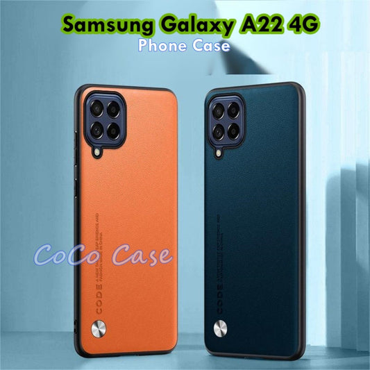 For Samsung Galaxy A22 4G Cover Silicone Professional Full Case Classic Simple Solid Color Phone Case Cover sweatproof