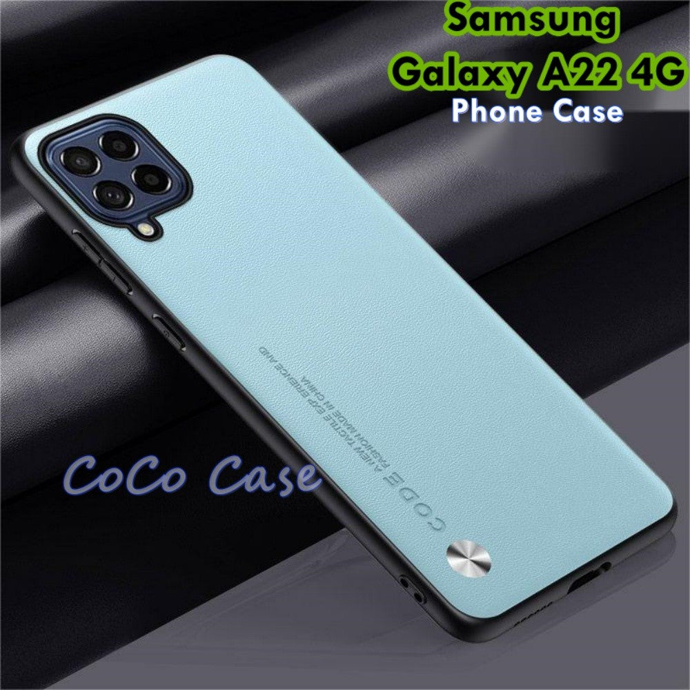 For Samsung Galaxy A22 4G Cover Silicone Professional Full Case Classic Simple Solid Color Phone Case Cover sweatproof