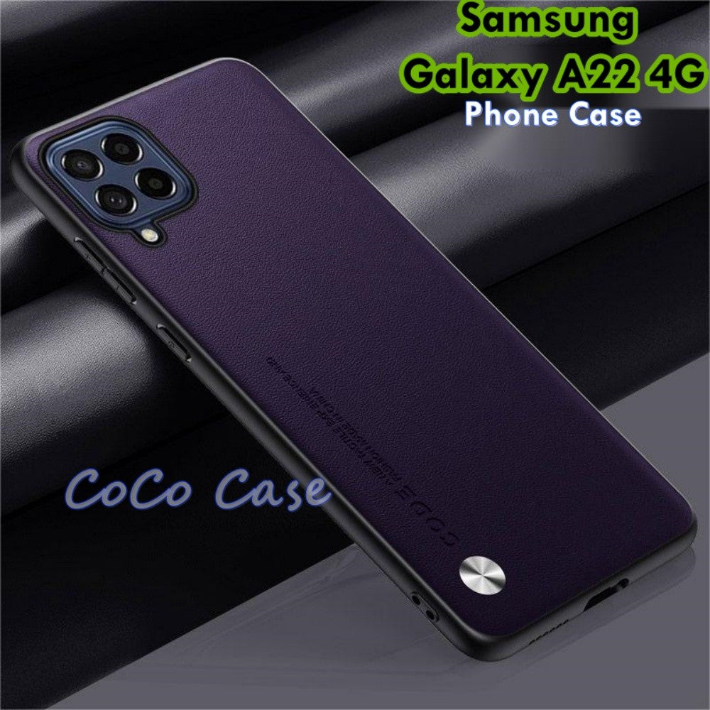For Samsung Galaxy A22 4G Cover Silicone Professional Full Case Classic Simple Solid Color Phone Case Cover sweatproof