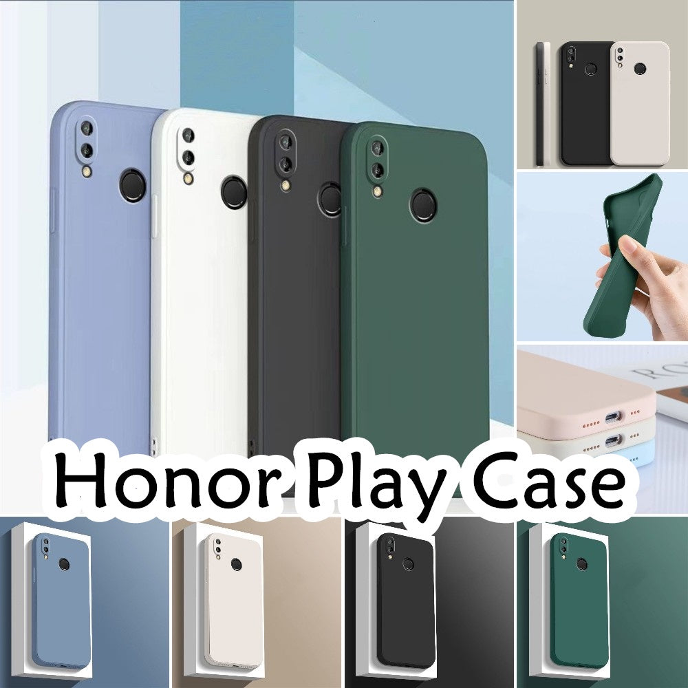 For Honor Play Cover Drop and wear resistant Silicone Full Case Classic Simple Solid Color Phone Case Cover