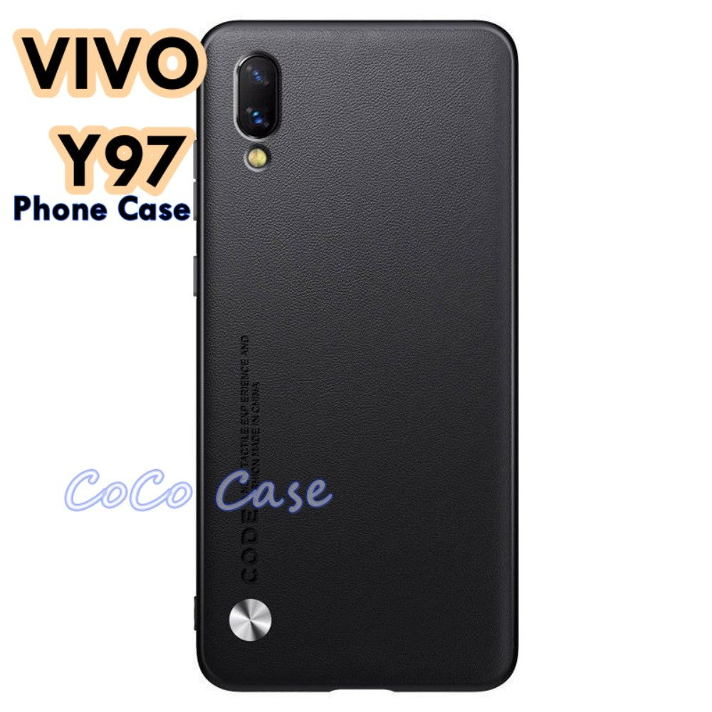 For VIVO Y97 Cover Silicone Professional Full Case Classic Simple Solid Color Phone Case Cover sweatproof