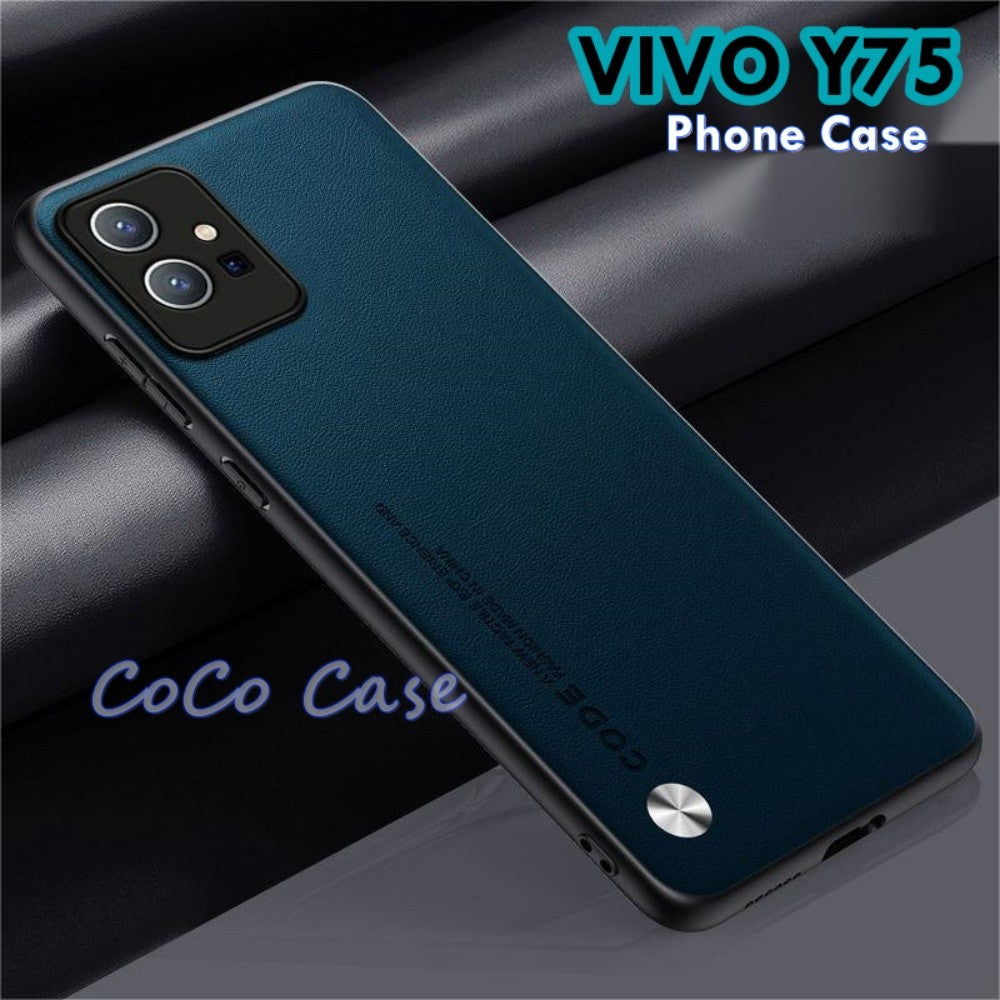 For VIVO Y75 Cover Silicone Professional Full Case Classic Simple Solid Color Phone Case Cover sweatproof