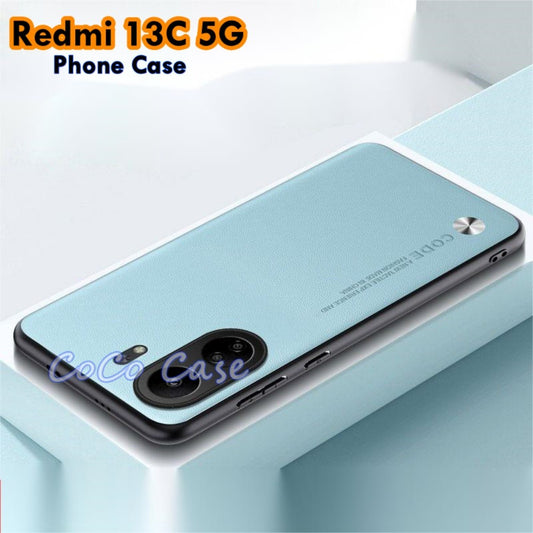 For Redmi 13C 5G Cover Silicone Professional Full Case Classic Simple Solid Color Phone Case Cover sweatproof